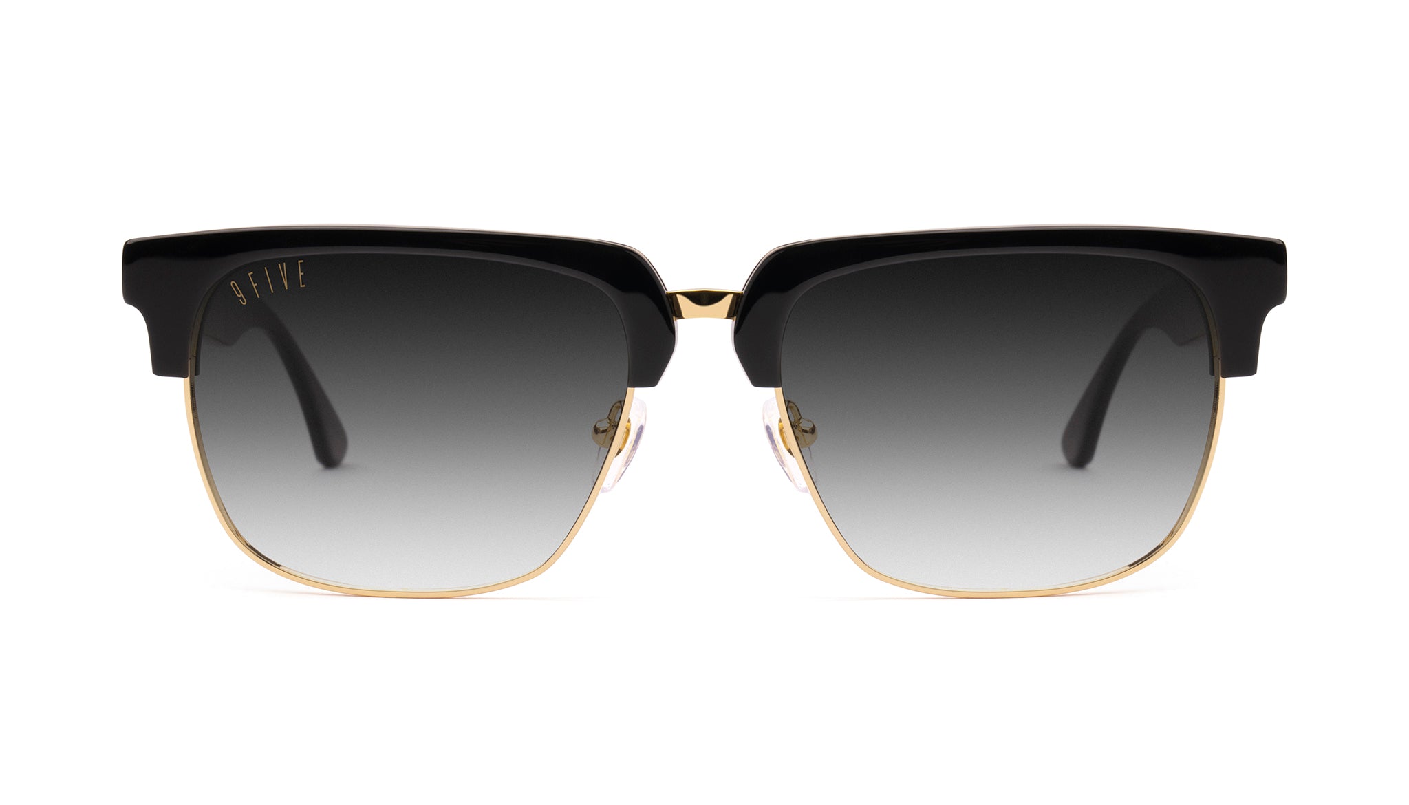 9FIVE Belmont Gold Marble & 24K Gold  - Gradient Sunglasses