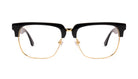 9FIVE Belmont Gold Marble & 24K Gold Clear Lens Glasses