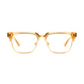 9FIVE Belmont Gold Snake Clear Lens Glasses