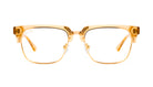 9FIVE Belmont Gold Snake Clear Lens Glasses