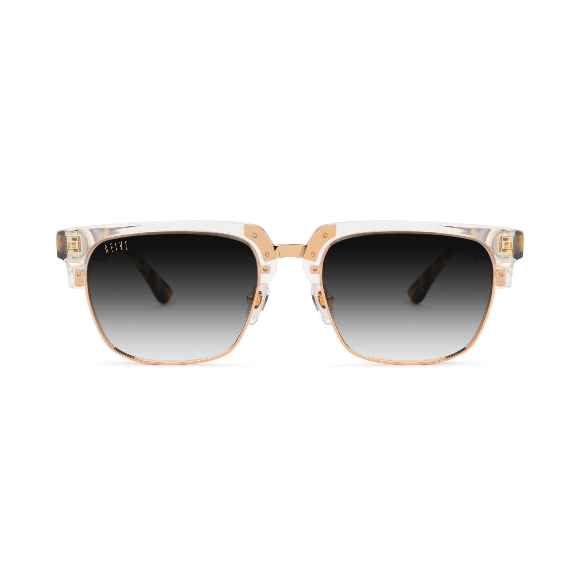 9FIVE Belmont Oasis LTD Black Gradient Sunglasses — front [g:black-gradient s:reg o:1]