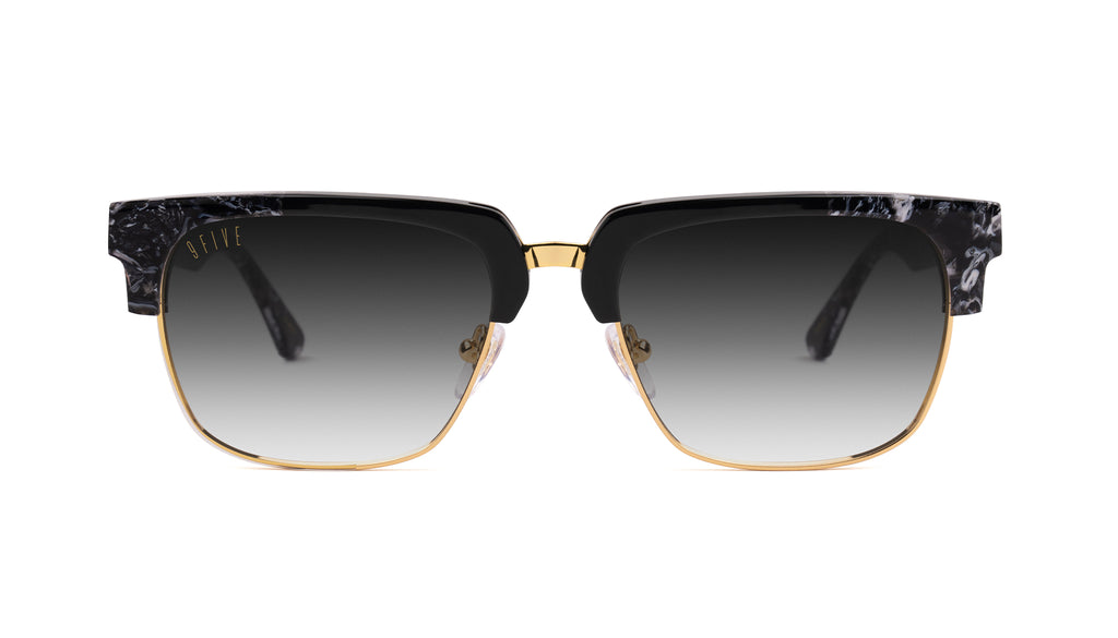 9FIVE Avenue Black & White Onyx Sunglasses Rx