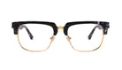 9FIVE Belmont Black & White Onyx Clear Lens Glasses