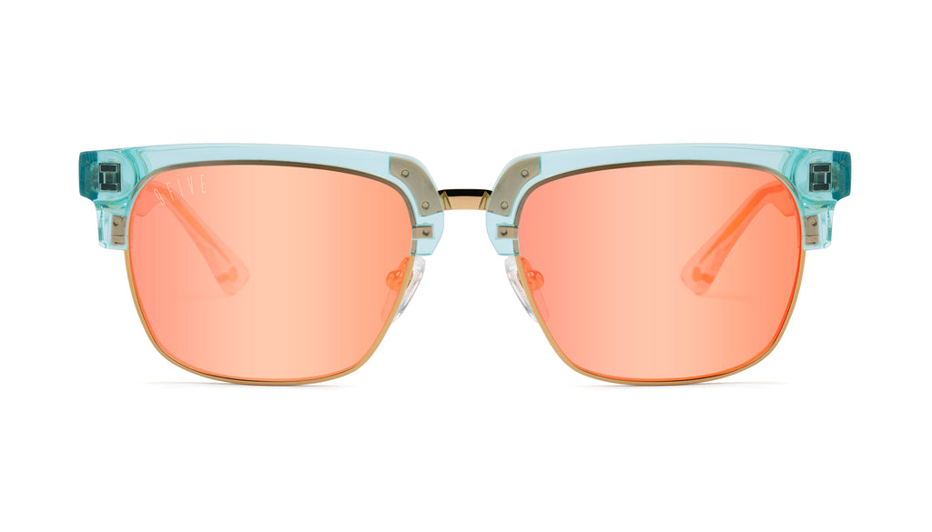 9FIVE Belmont Tiffany & 24K Gold - Reflective Sunglasses