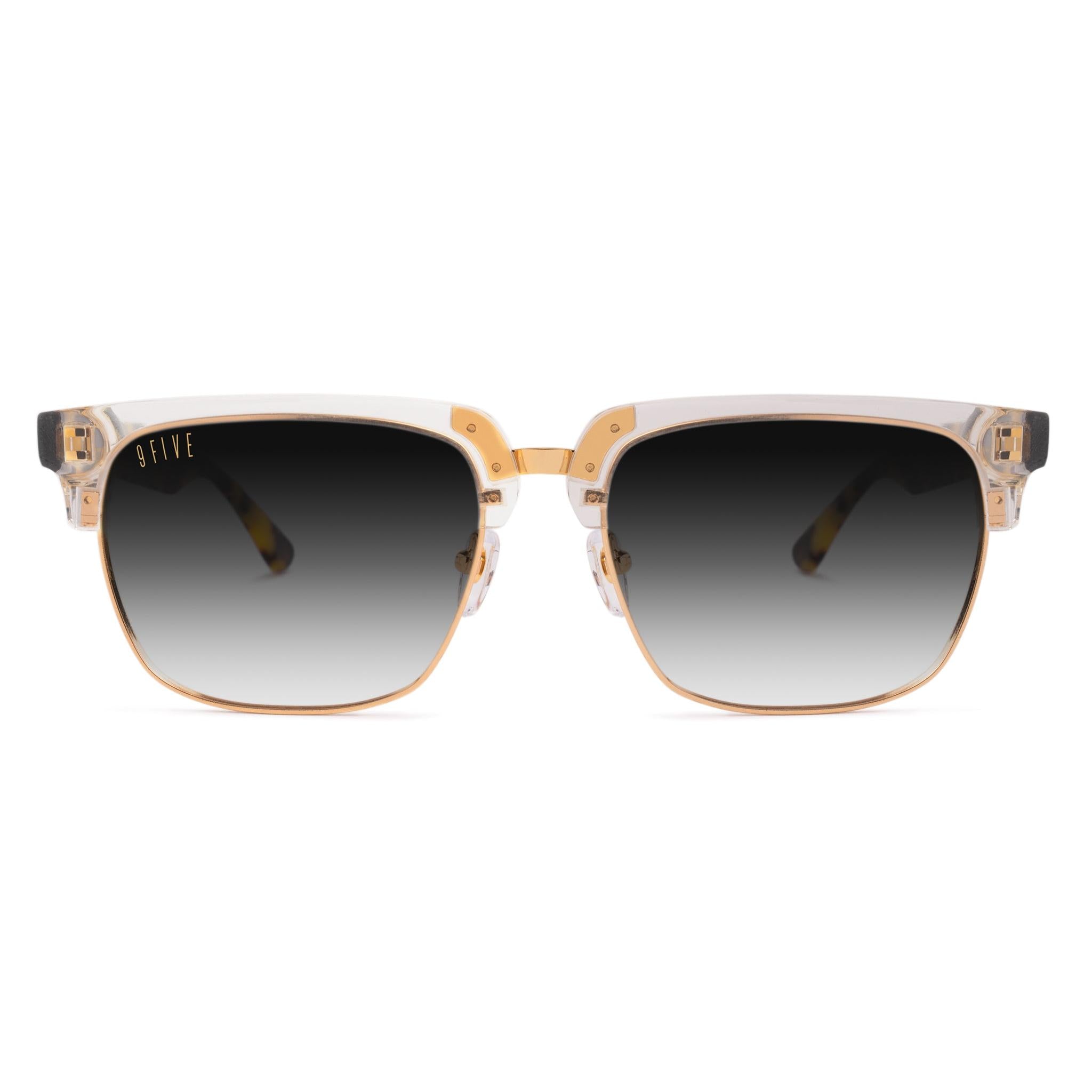 9FIVE Belmont Oasis LTD Black Gradient Sunglasses — XL front [g:black-gradient s:xl o:1]