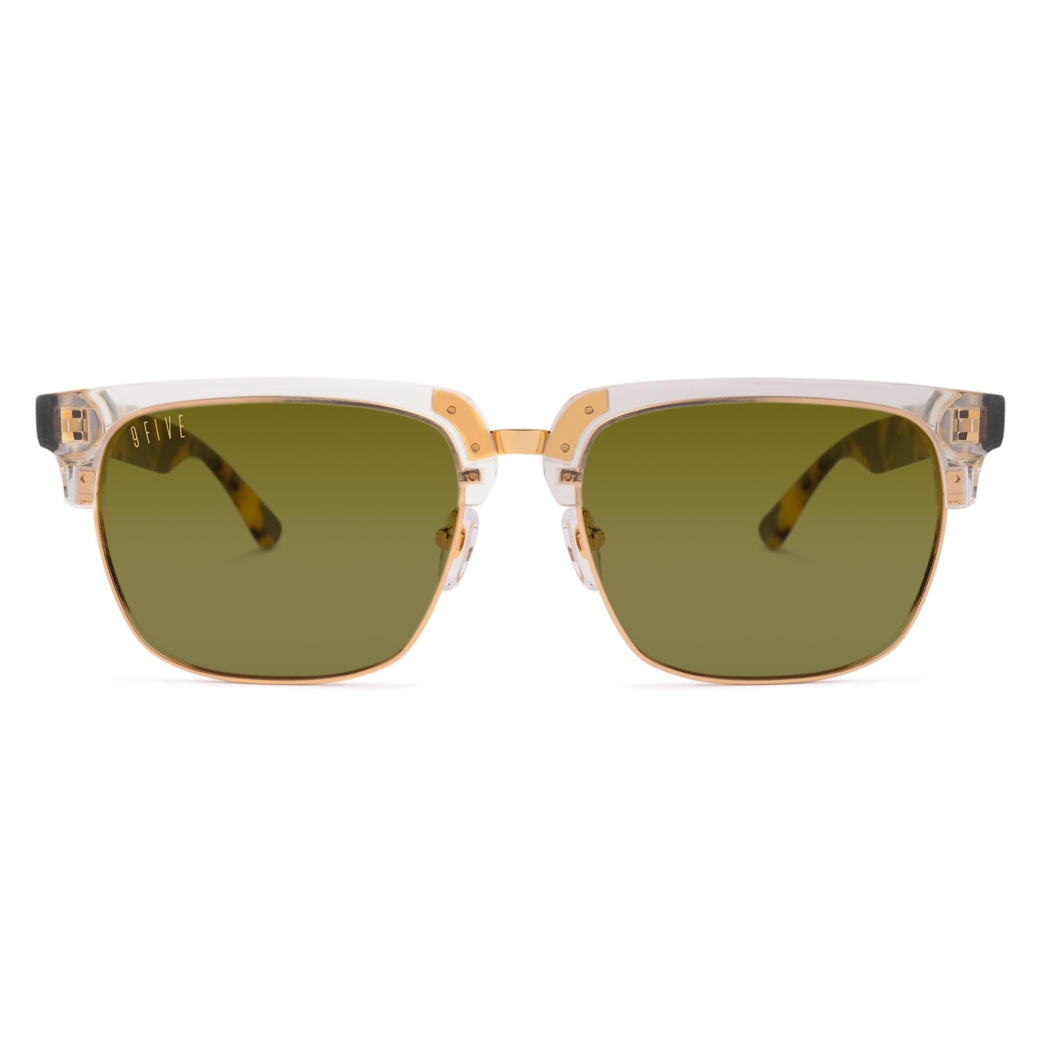 9FIVE Belmont Oasis LTD Sage Sunglasses — XL front [g:sage s:xl o:1]