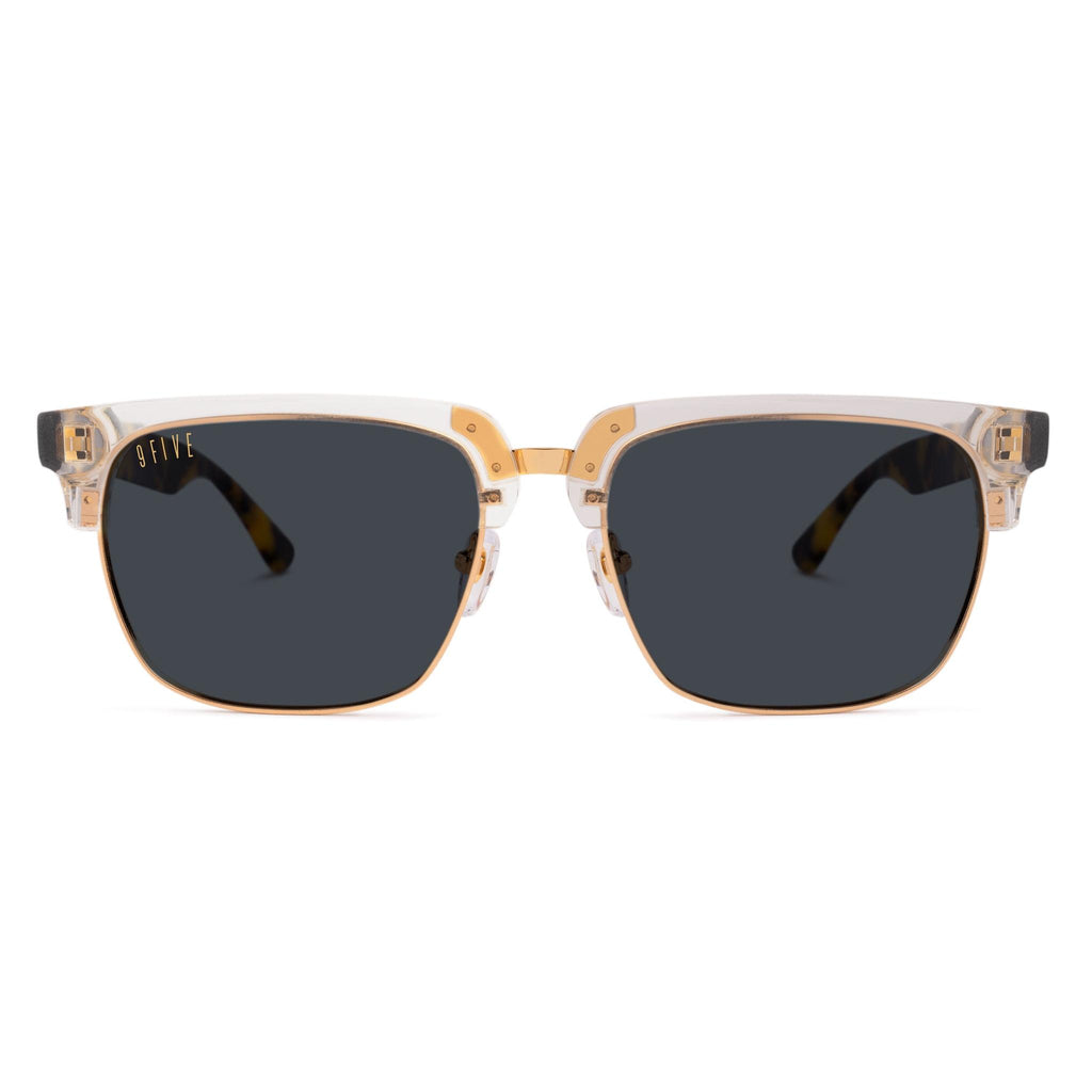9FIVE Belmont XL Oasis Black Sunglasses — front [g:black s:xl o:1]