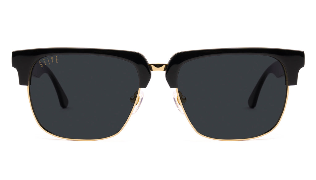 9FIVE Belmont Gold Marble & 24K Gold XL Sunglasses Rx