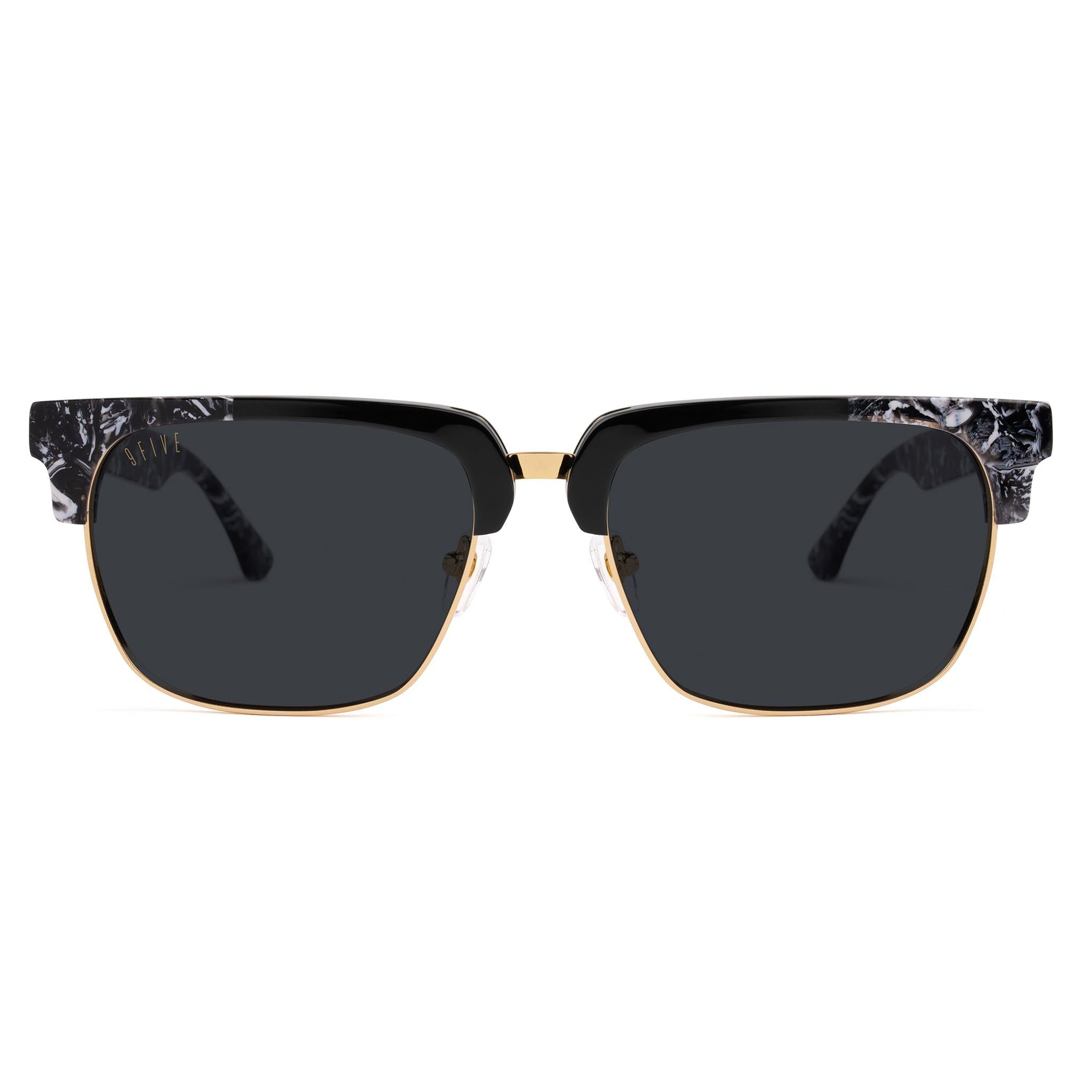 9FIVE Belmont Onyx LTD Black Sunglasses — XL front [g:black s:xl o:1]
