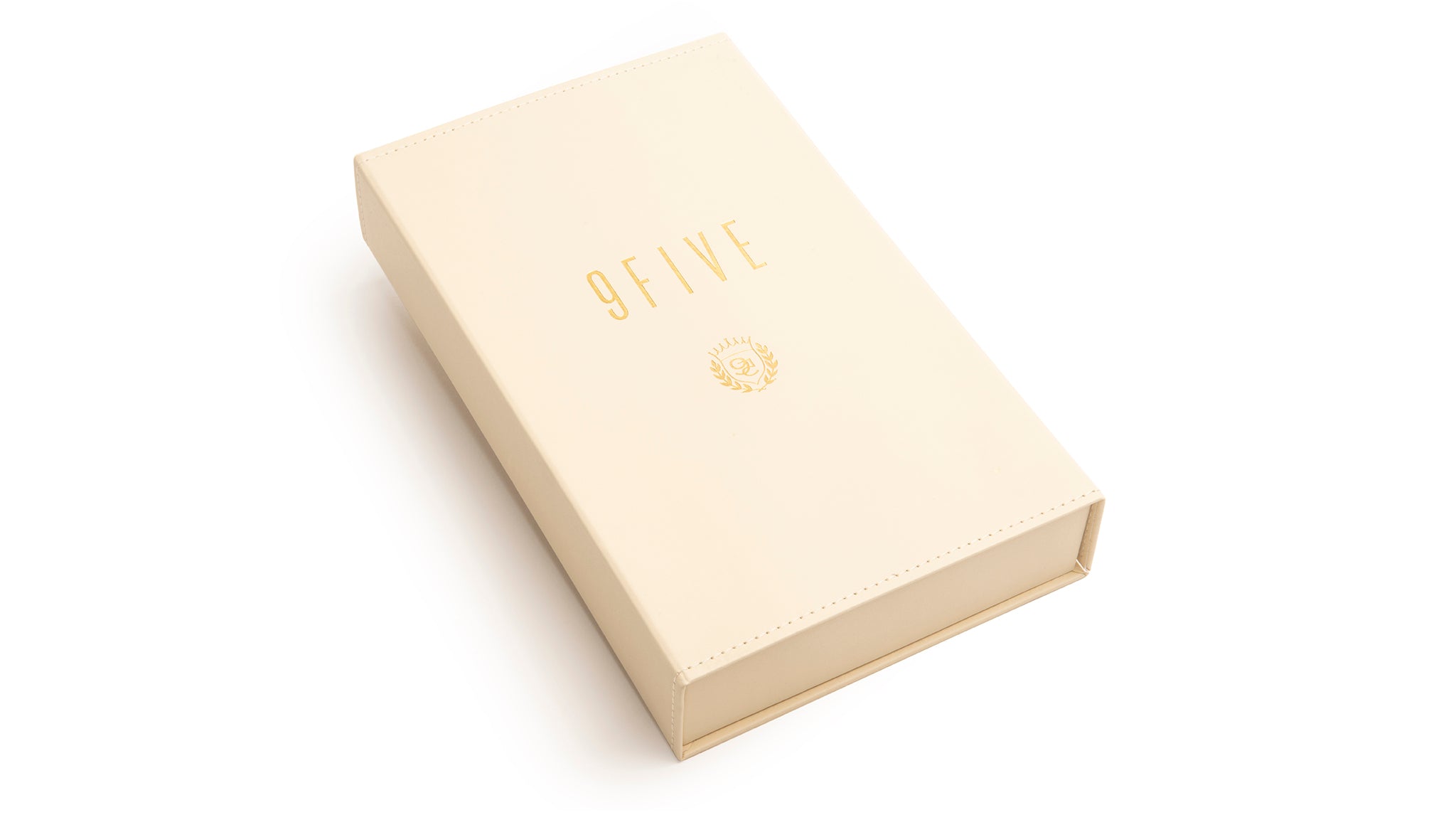 9FIVE Cream Leather Bible Case