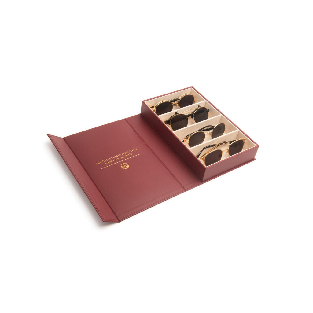 9FIVE Maroon Leather Travel Case