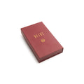 9FIVE Maroon Leather Travel Case