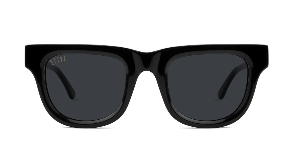 9FIVE Camino Black & 24K Gold Sunglasses