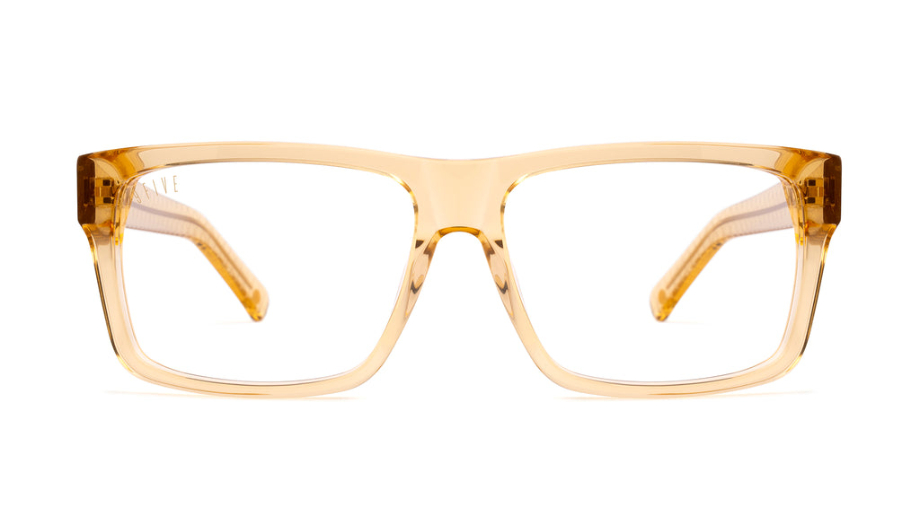 9FIVE Caps Gold Snake Clear Lens Glasses Rx