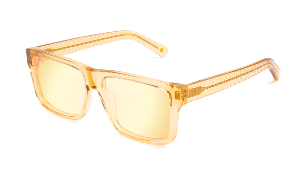 9FIVE Caps Gold Snake - Reflective Gold Sunglasses