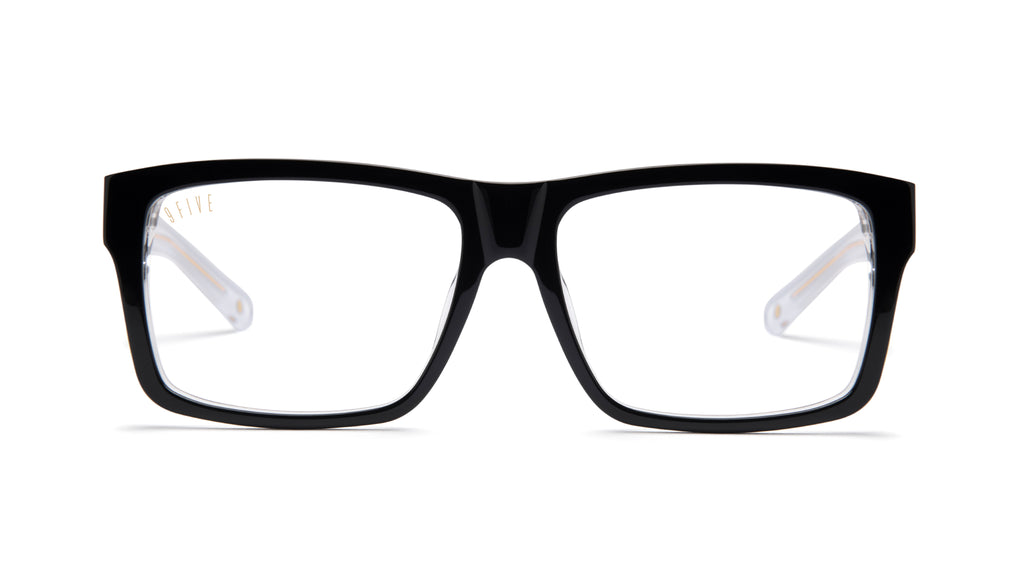 9FIVE Caps Tuxedo Clear Lens Glasses