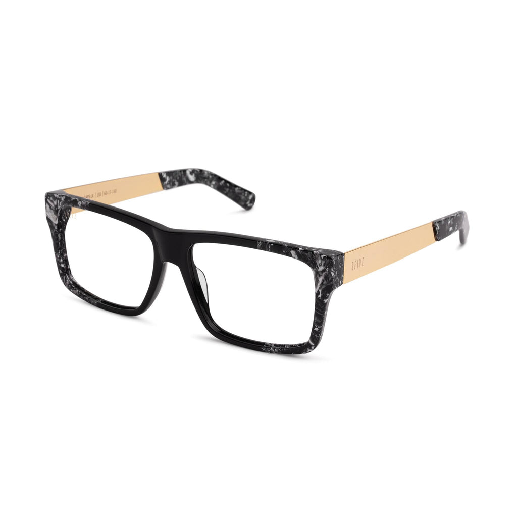 9FIVE Caps LX Onyx LTD Clear Lens Glasses