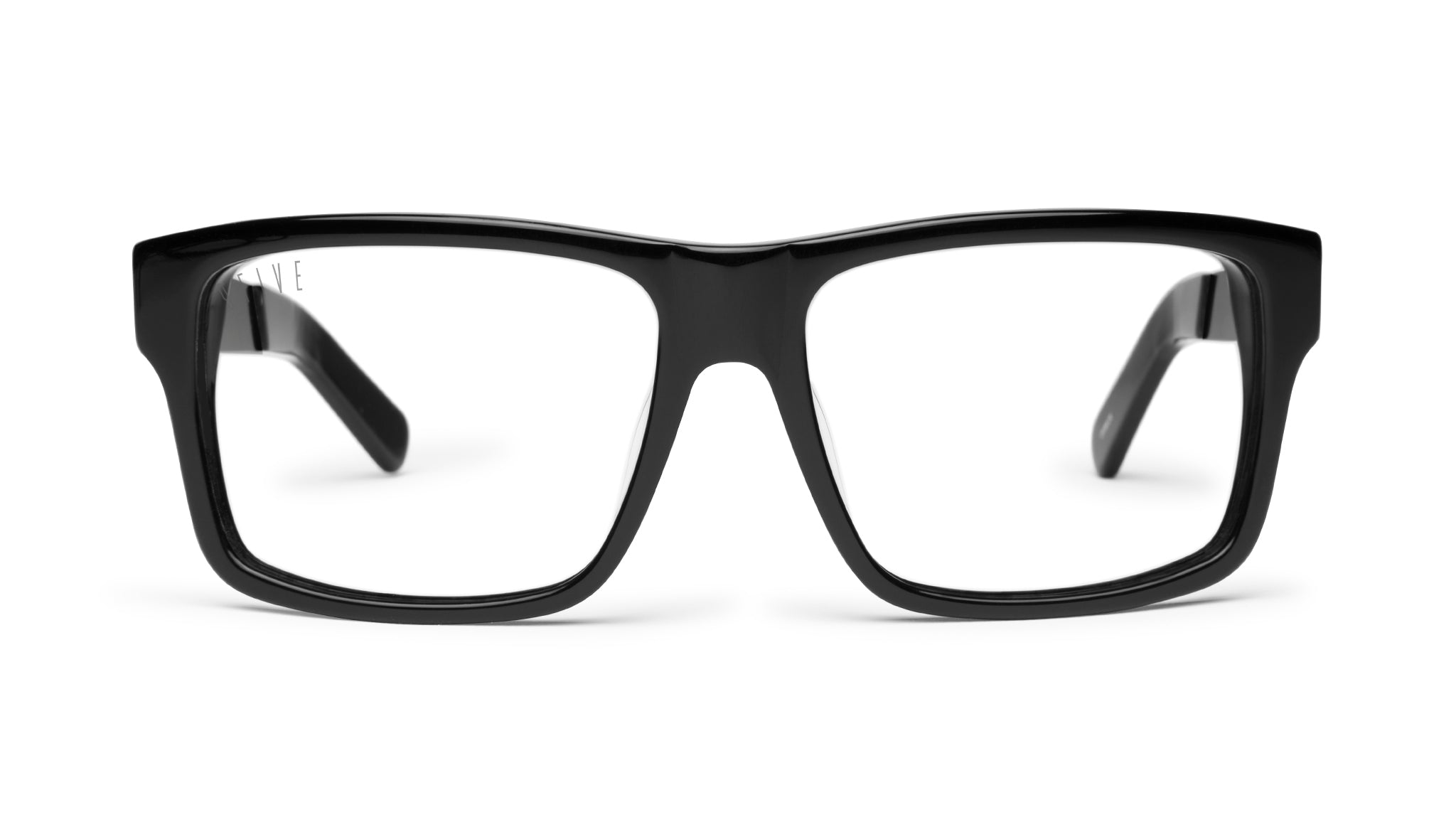 9FIVE Caps LX Black Clear Lens Glasses Rx