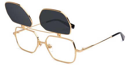 9FIVE Clarity 24K Gold Flip-Up Glasses – 9FIVE Eyewear