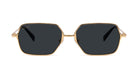 9FIVE Clarity Full Rim 24k Gold Sunglasses