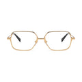 9FIVE Clarity Full Rim 24K Gold Clear Lens Glasses Rx