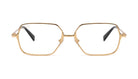 9FIVE Clarity Full Rim 24K Gold Clear Lens Glasses Rx