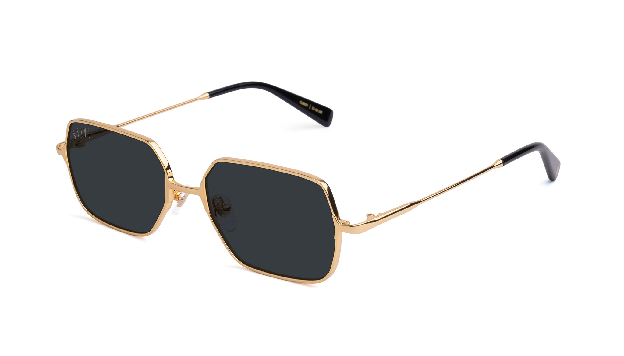 9FIVE Clarity 24K Gold Clear Lens Glasses