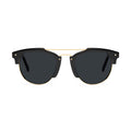9FIVE Del Rey Black & 24K Gold Sunglasses — front [g:black s:all o:1]