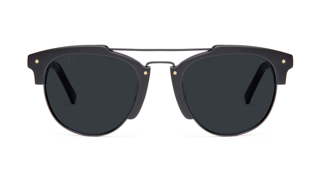 9FIVE Del Rey Matte Blackout Sunglasses
