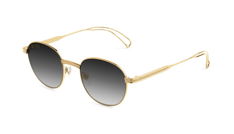 9FIVE Dime 24K sale Gold Clear Lens Glasses