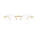 9FIVE Dime Lite 24k Gold Clear Lens Glasses