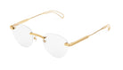 9FIVE Dime Lite 24k Gold Clear Lens Glasses