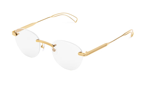 9FIVE Dime Lite 24K Gold Clear Lens Glasses – 9FIVE Eyewear