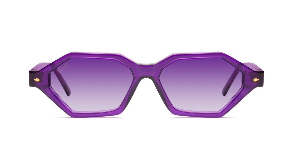 9FIVE Docks Purple & 24k Gold - Purple Gradient Sunglasses