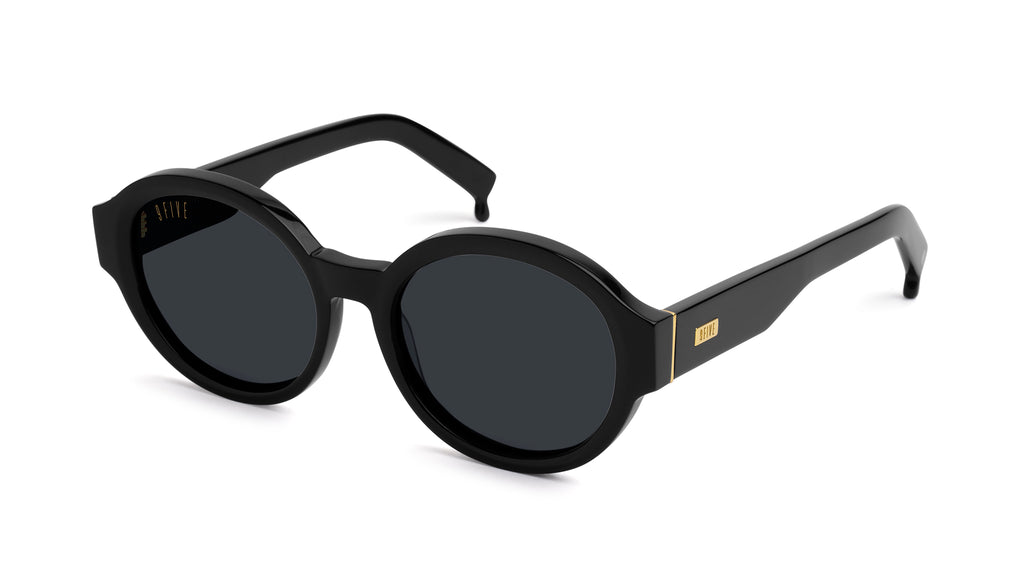9FIVE Drips Black & 24k Gold Sunglasses
