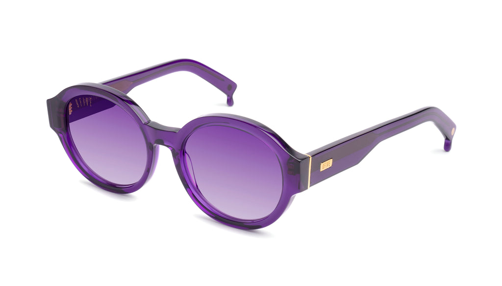 9FIVE Drips Showtime Purple & 24K Gold - Purple Gradient Sunglasses