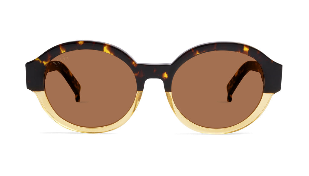 9FIVE Drips Tortoise & Gold Split Sunglasses Rx