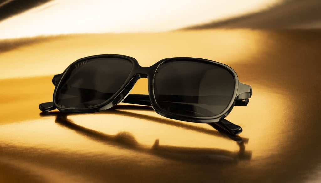 9FIVE Fronts Black & 24k Gold Sunglasses Rx