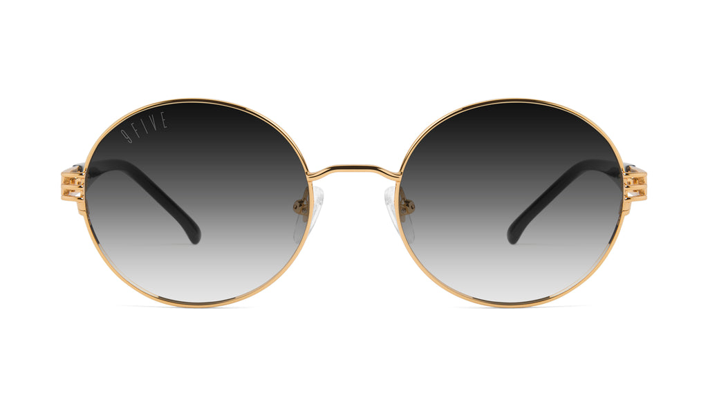 9FIVE Iris Black & 24K Gold - Gradient Sunglasses