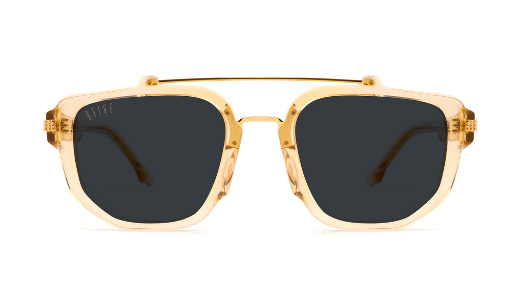 9FIVE Lawrence Gold Snake Sunglasses Rx