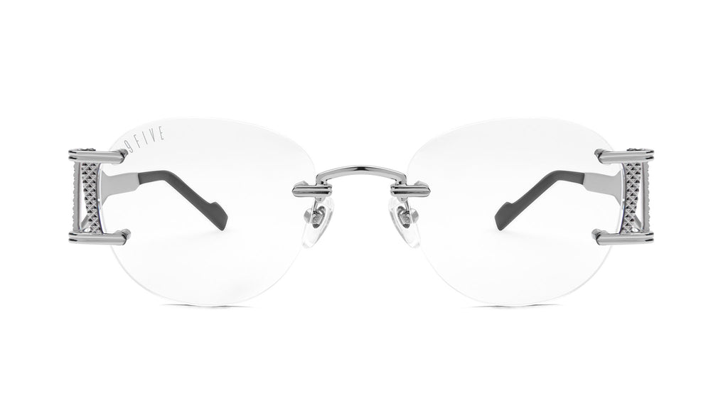 9FIVE Legacy Lite Platinum Clear Lens Glasses Rx