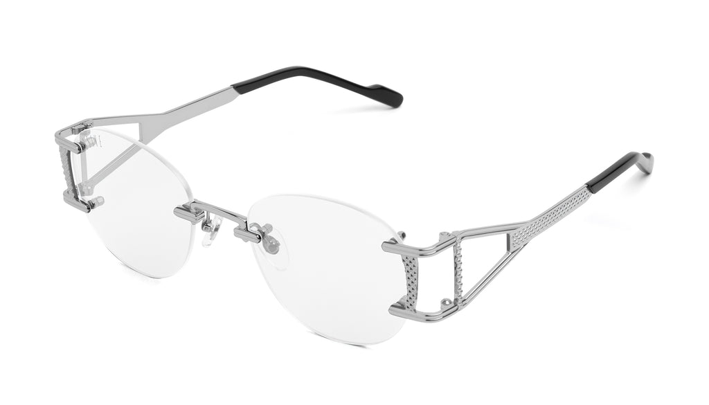 9FIVE Legacy Lite Platinum Clear Lens Glasses