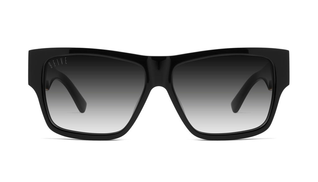 9FIVE Lincoln Black & 24k Gold - Gradient Sunglasses