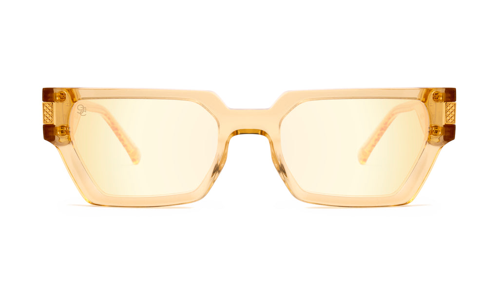 9FIVE Locks Gold Snake - Reflective Gold Sunglasses
