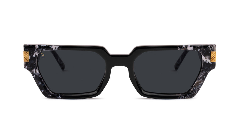 9FIVE Locks Black & White Onyx Sunglasses
