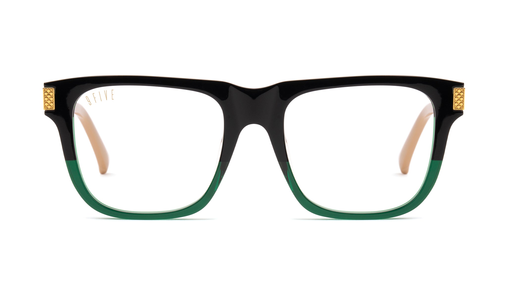 9FIVE Ocean Tundra Green Clear Lens Glasses