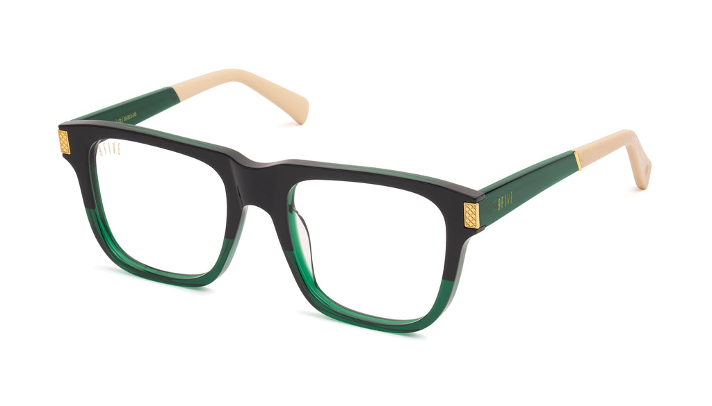 9FIVE Ocean Tundra Green Clear Lens Glasses