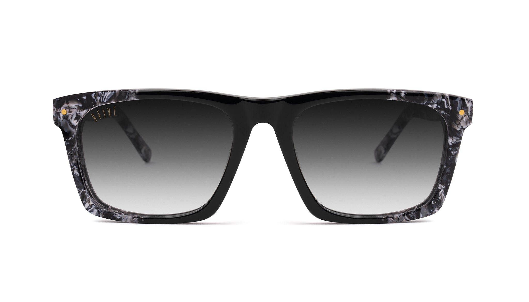9FIVE Locks Black & White Onyx Clear Lens Glasses Rx – 9FIVE Eyewear