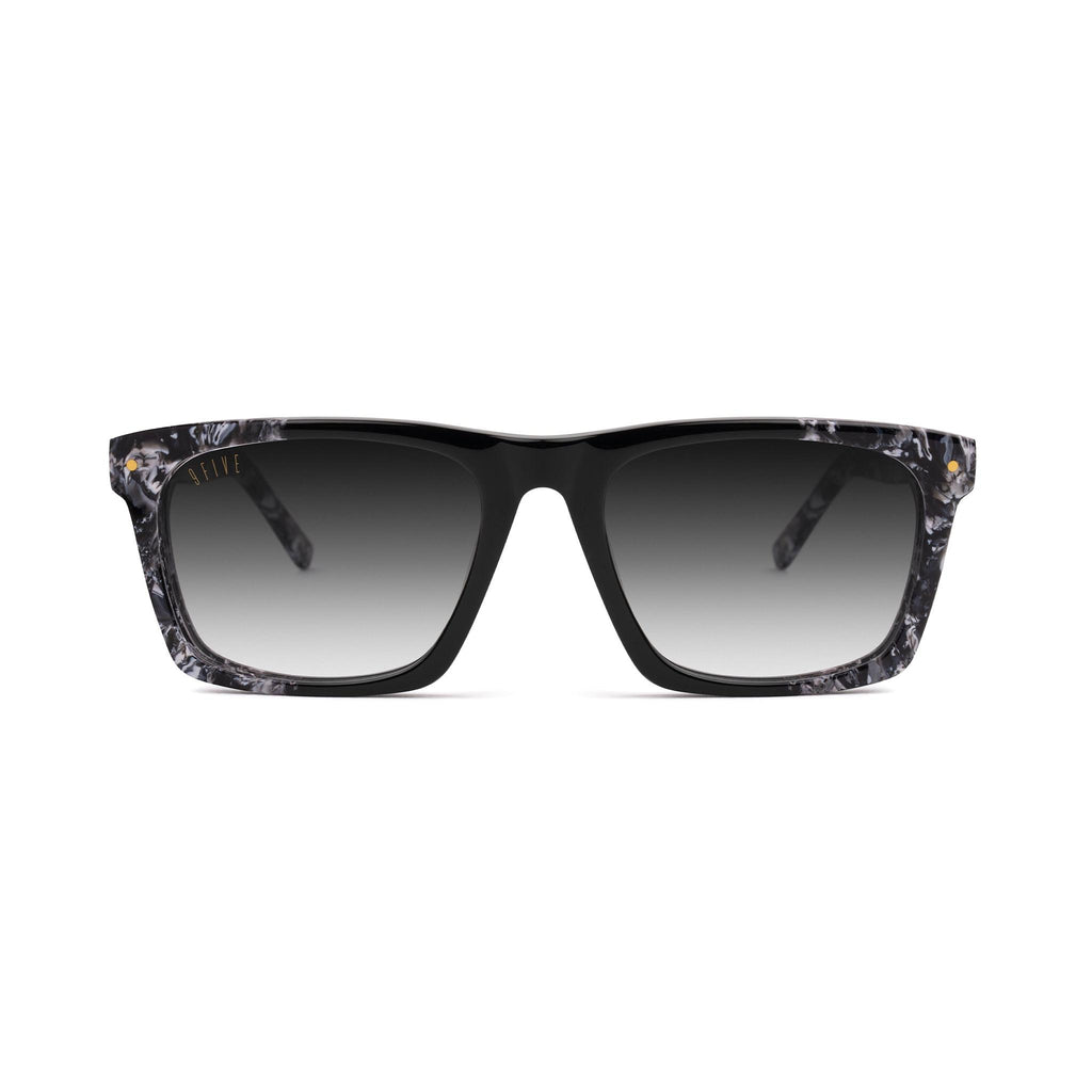 9FIVE One Onyx LTD Black Gradient Sunglasses — front [g:black-gradient s:all o:1]