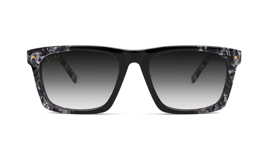 9FIVE One Black & White Onyx - Gradient Sunglasses